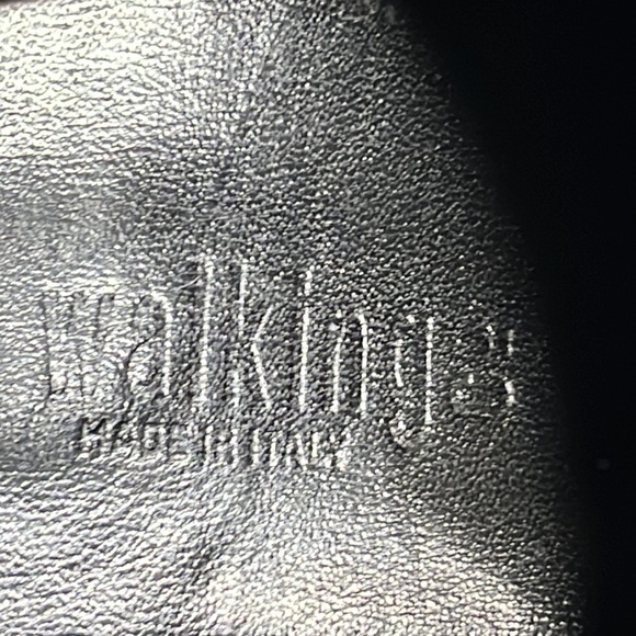 Walking co. Made in Italy glove lined Italian leather boot tie ankle - Picture 6 of 9